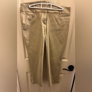 Loft tan capris, size 6